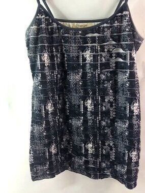 Energie L Black White Tankini or Active Top